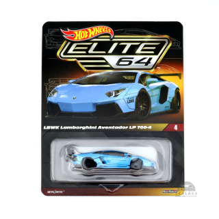 HOT WHEELS Elite 64 #4 LBWK Lamborghini Aventador LP 700-4 Liberty Walk + PROTEKTOR