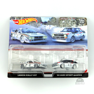 HOT WHEELS Premium Car Culture 2-pack Lancia Rally 037 & '84 Audi Sport Quattro