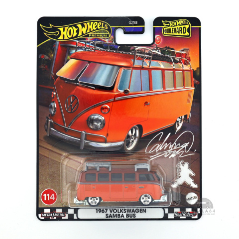 * Hot Wheels Premium * 1967 Volkswagen VW Samba Bus * Boulevard #114 * * Hot Wheels Premium * 1967 Volkswagen VW Samba Bus * Boulevard #114 *