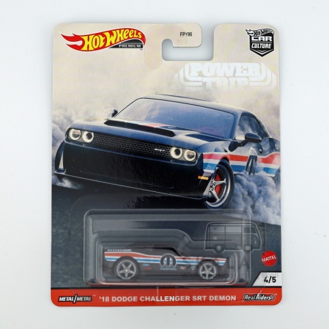 * Hot Wheels Premium* Car Culture * '18 Dodge Challenger SRT Demon * Power Trip *