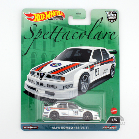 * Hot Wheels Premium * Car Culture * Alfa Romeo 155 V6 Ti * Spettacolare ** * Hot Wheels Premium * Car Culture * Alfa Romeo 155 V6 Ti * Spettacolare **