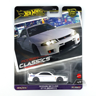 HOT WHEELS Premium Car Culture Nissan Skyline GT-R (BCNR33) Modern Classic