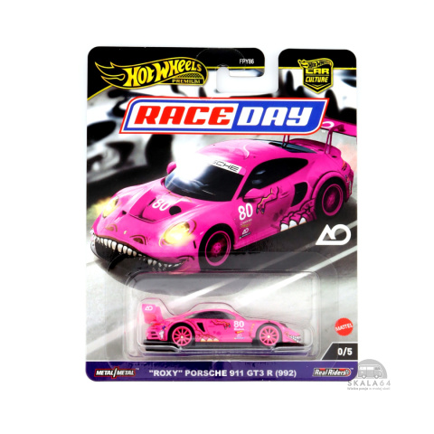 * Hot Wheels Premium * Car Culture * "Roxy" * Porsche 911 GT3 R (992) * Race Day * 0/5 * CHASE * * Hot Wheels Premium * Car Culture * "Roxy" * Porsche 911 GT3 R (992) * Race Day * 0/5 * CHASE *