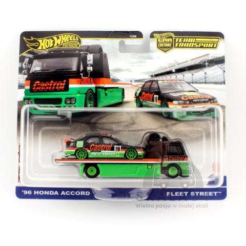 * Hot Wheels Premium * Car Culture * Team Transport #65 * '96 Honda Accord & Fleet Street *