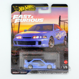 HOT WHEELS Premium Fast & Furious Custom Acura Integra Sedan GSR