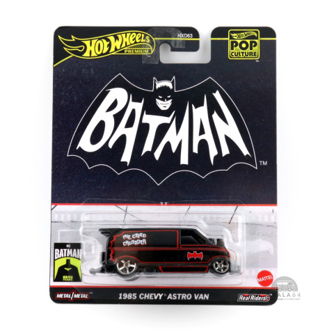 * Hot Wheels Premium * Pop Culture * Batman * 1985 Chevy Astro Van * HVJ48 * * Hot Wheels Premium * Pop Culture * Batman * 1985 Chevy Astro Van * HVJ48 *