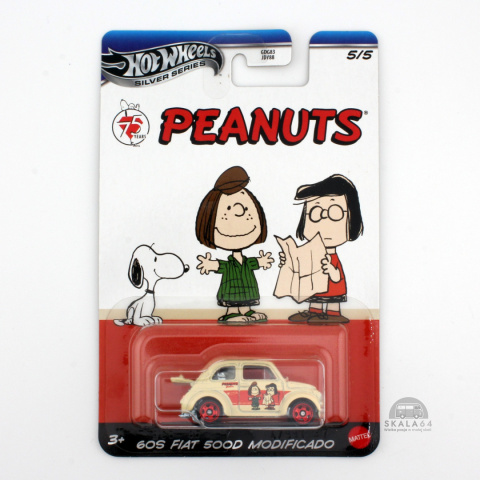 * Hot Wheels * Silver Series * Peanuts * 60s Fiat 500D Modificado *