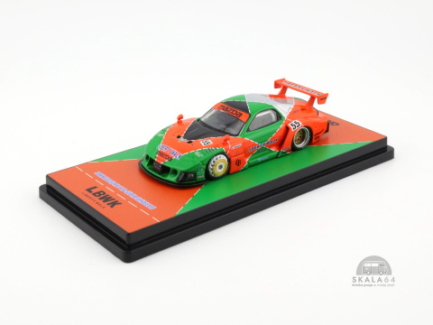* Inno64 * Mazda * LBWK * RX-7 FD3S * LB-Super Silhouette * Green / Orange * * Inno64 * Mazda * LBWK * RX-7 FD3S * LB-Super Silhouette * Green / Orange *