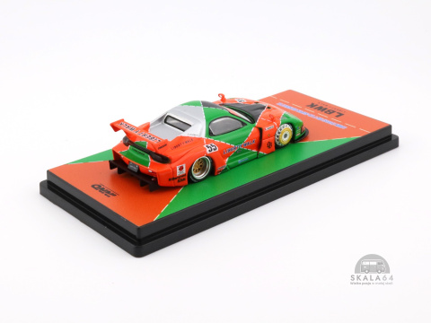 * Inno64 * Mazda * LBWK * RX-7 FD3S * LB-Super Silhouette * Green / Orange * * Inno64 * Mazda * LBWK * RX-7 FD3S * LB-Super Silhouette * Green / Orange *