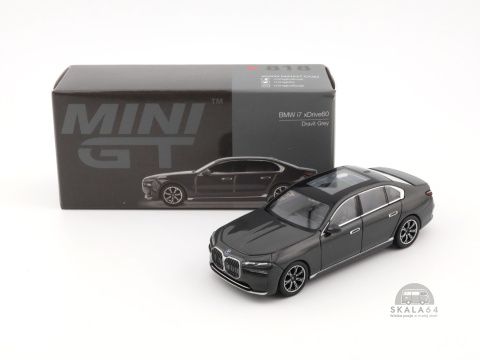 * MINI GT * BMW i7 xDrive60 * Dravit Grey * LHD * MGT00818-L *