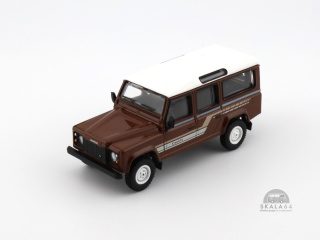MINI GT Land Rover Defender 110 1985 County Wagon Russet Brown LHD MGT00734-L