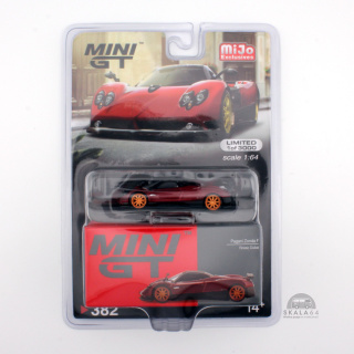 MINI GT Pagani Zonda F Rosso Dubai Limited Edition MiJo Exclusives