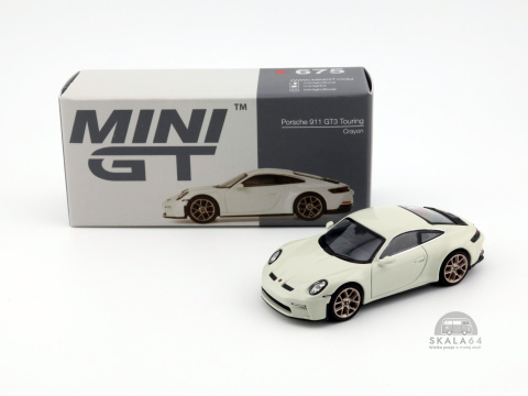 * MINI GT * Porsche 911 GT3 Touring * Crayon * RHD * MGT00675-R *