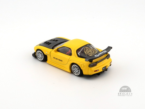 * POP RACE * PR64-116 * Mazda RX-7 (FD) Re Amemiya * Widebody Yellow * * POP RACE * PR64-116 * Mazda RX-7 (FD) Re Amemiya * Widebody Yellow *