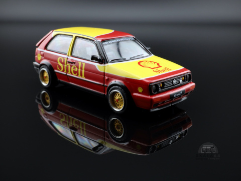 * POP RACE * Volkswagen VW Golf GTi MK2 * Shell * PR64-0036 *