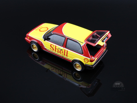 * POP RACE * Volkswagen VW Golf GTi MK2 * Shell * PR64-0036 *