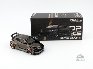 POP RACE PR64-55 Toyota Pandem GR Yaris Dark Chrom