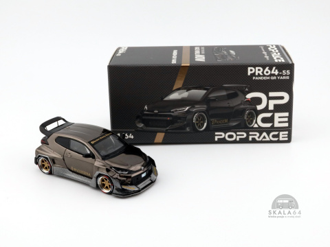 * POP RACE * PR64-55 * Toyota Pandem GR Yaris * Dark Chrom *