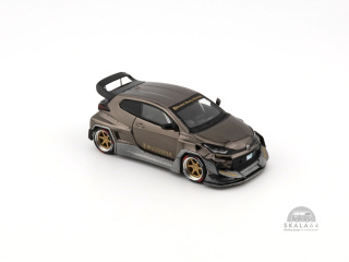 POP RACE PR64-55 Toyota Pandem GR Yaris Dark Chrom