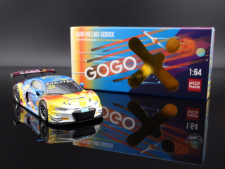 POP RACE PR64-R8E2-GOX1 Audi R8 LMS Gogox 2022