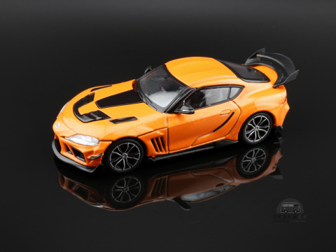 * POP RACE * Toyota Supra * Darwin Pro 66G WBK * Orange * PR64-0077 *