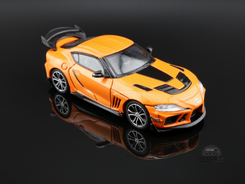 * POP RACE * Toyota Supra * Darwin Pro 66G WBK * Orange * PR64-0077 *