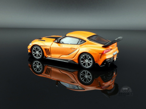 * POP RACE * Toyota Supra * Darwin Pro 66G WBK * Orange * PR64-0077 *