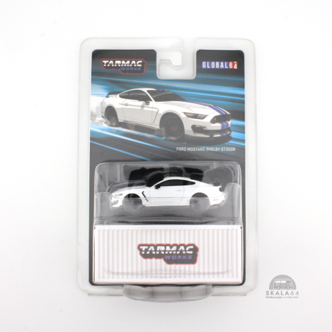 * Tarmac Works * Ford Mustang Shelby GT350R * White Metallic * * Tarmac Works * Ford Mustang Shelby GT350R * White Metallic *
