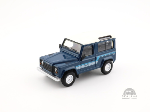 * Mini GT * Land Rover Defender 90 County Wagon * Stratos Blue * LHD * MGT00353-L * * Mini GT * Land Rover Defender 90 County Wagon * Stratos Blue * LHD * MGT00353-L *