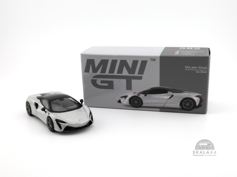 * Mini GT * McLaren Artura * Ice Silver * RHD * MGT00582-R *