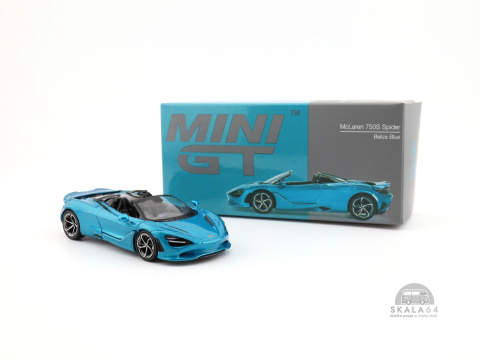 * Mini GT * McLaren 750S Spider * Belize Blue * LHD * MGT00812-L *