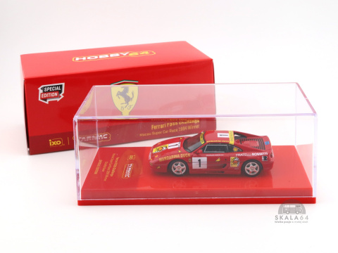 * TARMAC WORKS * Ferrari F355 Challenge * Macau Super Car Race 1994 Winner * Charles Kwam * Limited Edition *
