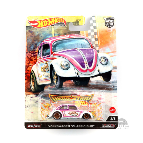 * Hot Wheels Premium * Car Culture * Volkswagen VW Classic Bug * Drag Strip *