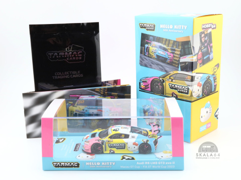 * TARMAC WORKS * Audi R8 LMS GT3 Evo II * Macau GT Cup * Hello Kitty * 50th Anniversary *