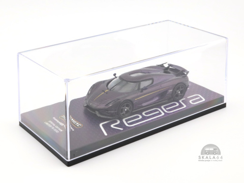 * TARMAC WORKS * Koenigsegg Regera * Purple Carbon Fiber / Gold *
