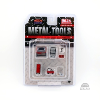 AMERICAN DIORAMA Metal Tools Set C MiJo Exclusives Limited Edition Figurki 1:64