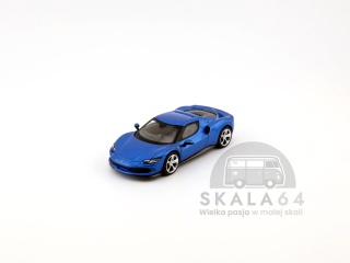 BBR MODELS Ferrari 296 GTB Blu Corsa 1:64 BBRFER64004