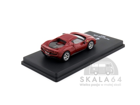 Model samochodu Ferrari 296 GTB 2021 Red w skali 1:64 - tył
