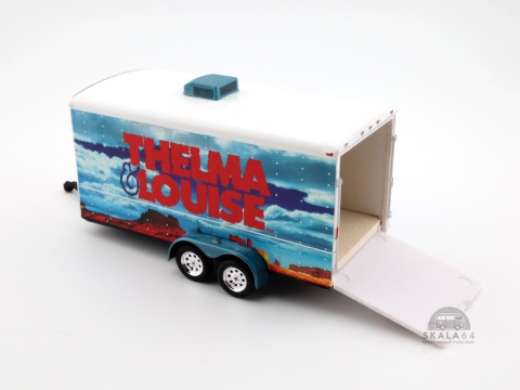 * GREENLIGHT * 1967 Ford F-250 * 1966 Ford Tunderbird Convertible * Enclosed Car Trailer * Thelma & Louise * * GREENLIGHT * 1967 Ford F-250 * 1966 Ford Tunderbird Convertible * Enclosed Car Trailer * Thelma & Louise *