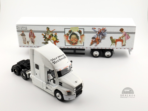 * GREENLIGHT * 2019 Mack Anthem & Trailer * Norman Rockwell * 1:64 * * GREENLIGHT * 2019 Mack Anthem & Trailer * Norman Rockwell * 1:64 *