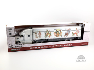 GREENLIGHT 2019 Mack Anthem & Trailer Norman Rockwell 1:64