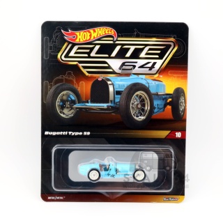 HOT WHEELS Elite 64 #10 Bugatti Type 59 + PROTEKTOR