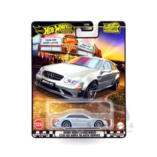 HOT WHEELS Premium 2008 Mercedes-Benz CLK 63 AMG Black Series Boulevard #126