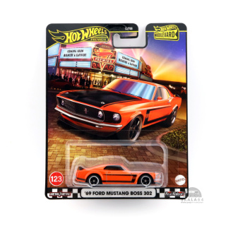 HOT WHEELS Premium '69 Ford Mustang BOSS 302 Boulevard #123