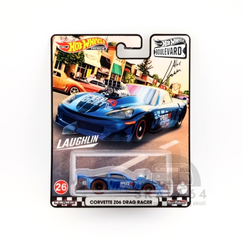 Model samochodu Corvette Z06 Drag Racer z skali 1:64