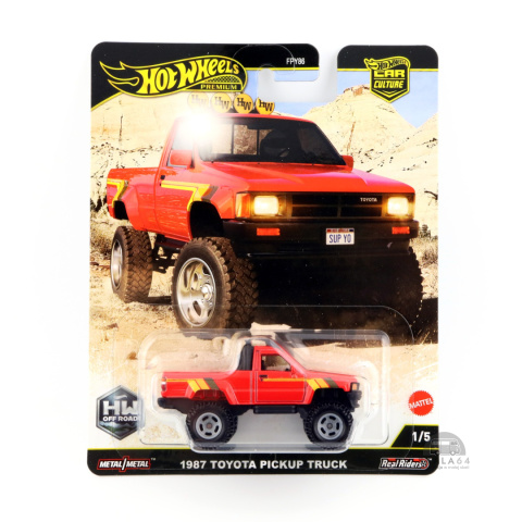 * Hot Wheels Premium * Car Culture * 1987 Toyota Pickup Truck * Off Road * JBK73 *