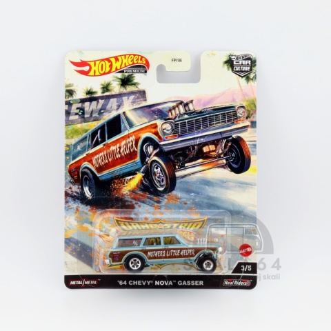 Model samochodu '64 Chevy Nova Gasser w skali 1:64