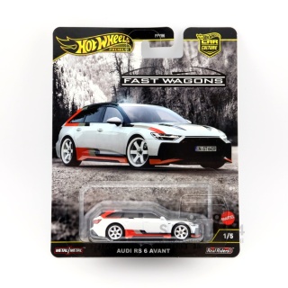 HOT WHEELS Premium Car Culture Audi RS 6 Avant Fast Wagons JBK51