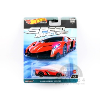 HOT WHEELS Premium Car Culture Lamborghini Veneno Speed Machines