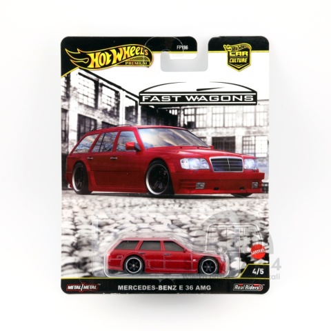 * HOT WHEELS Premium * Car Culture * Mercedes-Benz E 36 AMG * Fast Wagons * JBK69 *
